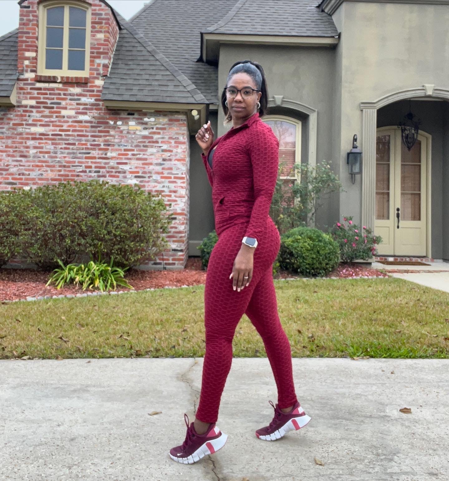 Two Piece Jacket and Tight Set