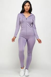 Zip Hoodie Set